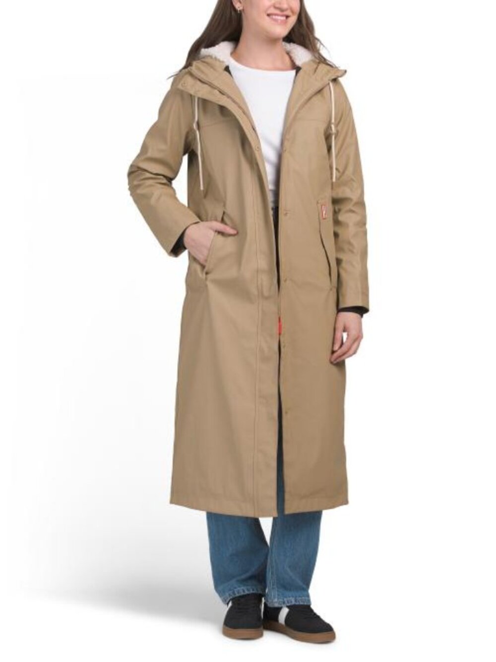 HUNTER Rubberized Longline Padded Coat